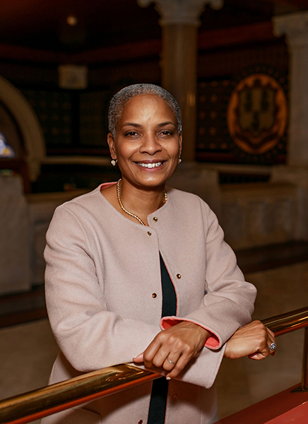 File portrait: Connecticut Secretary of the State Stephanie Thomas, from the office’s2023 official portrait. Not a photograph of voter registration.