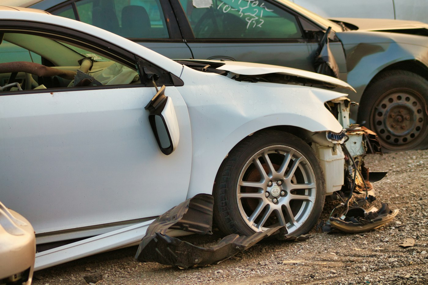 Generic file photo of a wrecked car; not this story's people, location or event
